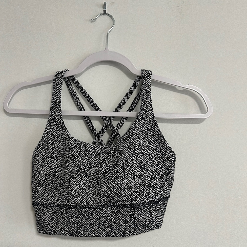 lululemon athletica Black and White Sports Bra